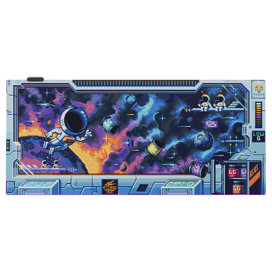 PIXEL CUPS : Astro Lounge RGB Mousepad - Gamer Supps