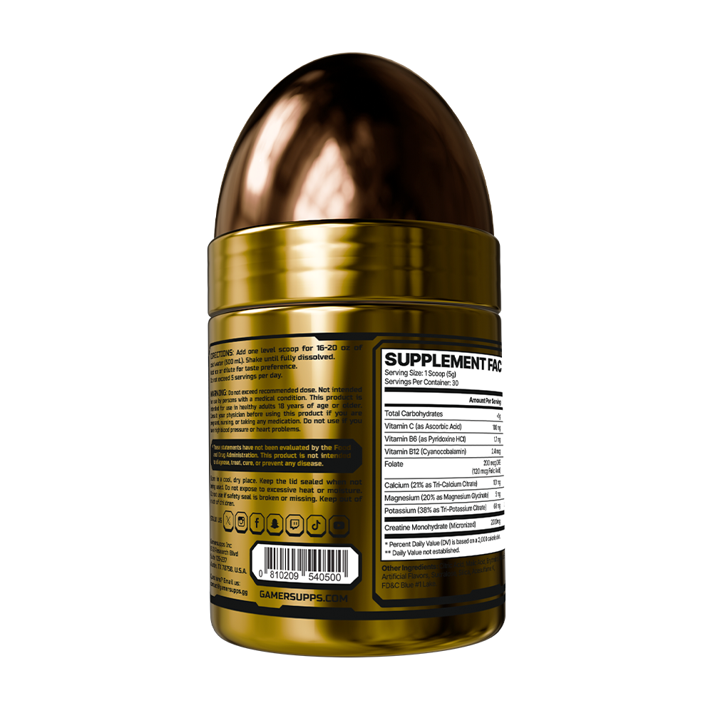 Caseoh's Nuclear Bombsicle GAMERAID - 30 Servings - Gamer Supps
