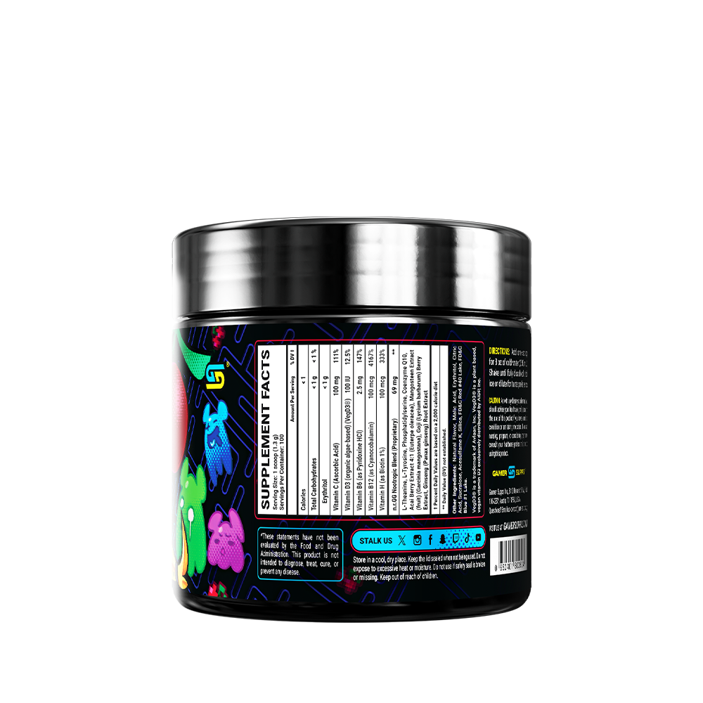 Black Cherry Caffeine Free - 100 Servings - Gamer Supps
