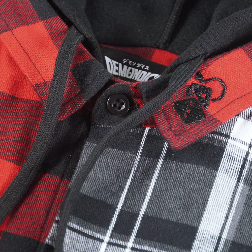DEMONDICE: Hooded Flannel - Gamer Supps
