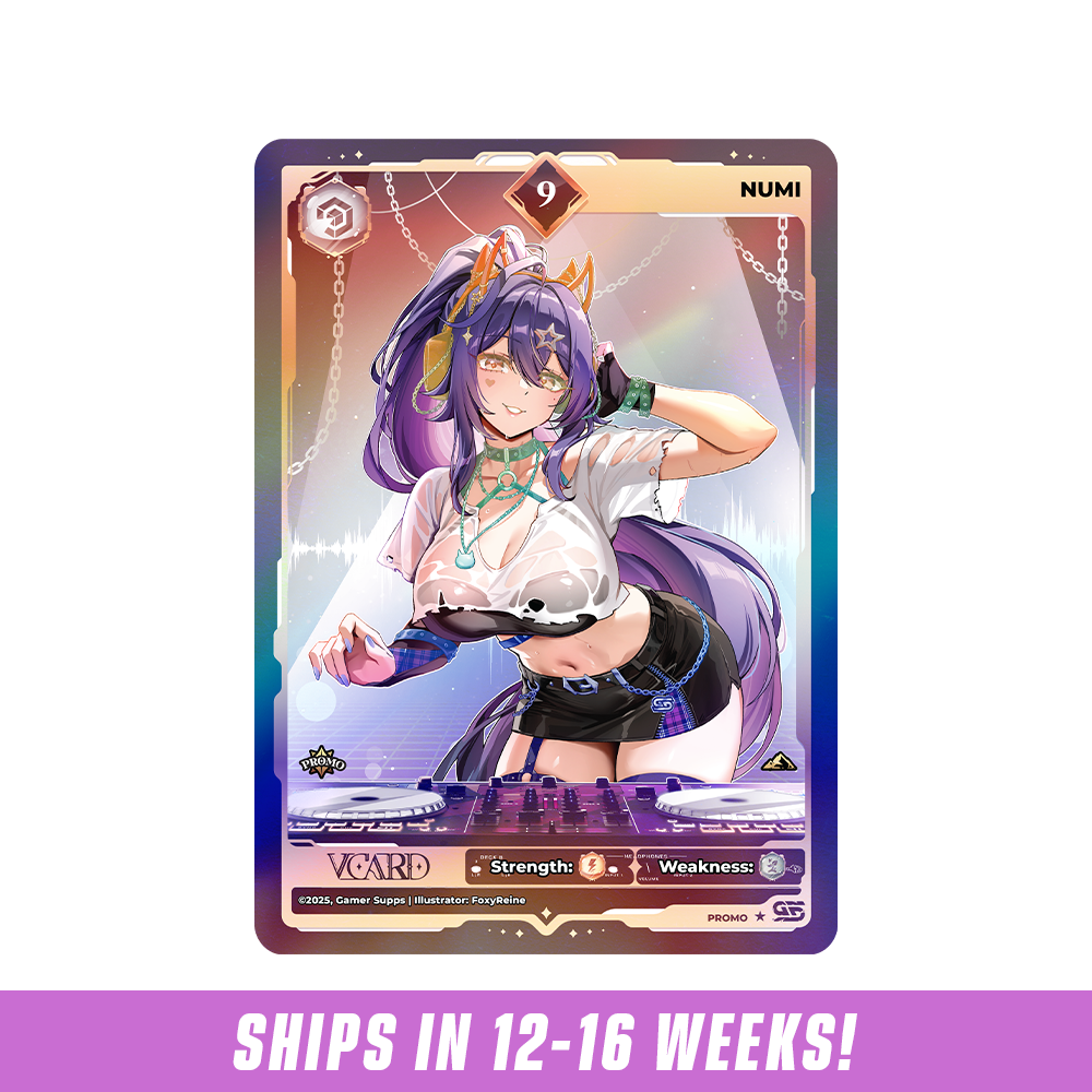 Creator Cups x Numi: VCard Promo Card (Info) - Gamer Supps