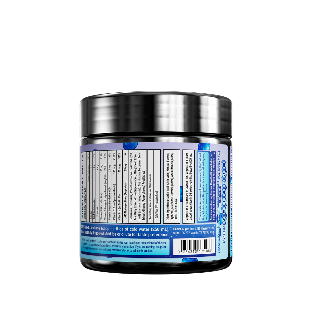 BaoBerry GG by Bao Caffeine Free - 100 Servings - Gamer Supps