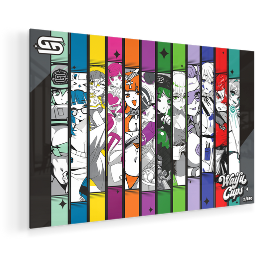 Waifu Cups Season 6 Acrylic Poster - Gamer Supps