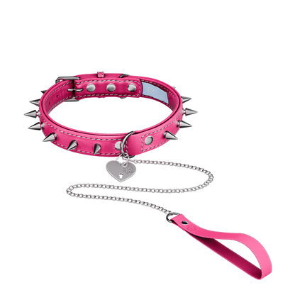 Vei: Snax Spiked Dog Collar + Leash - Gamer Supps