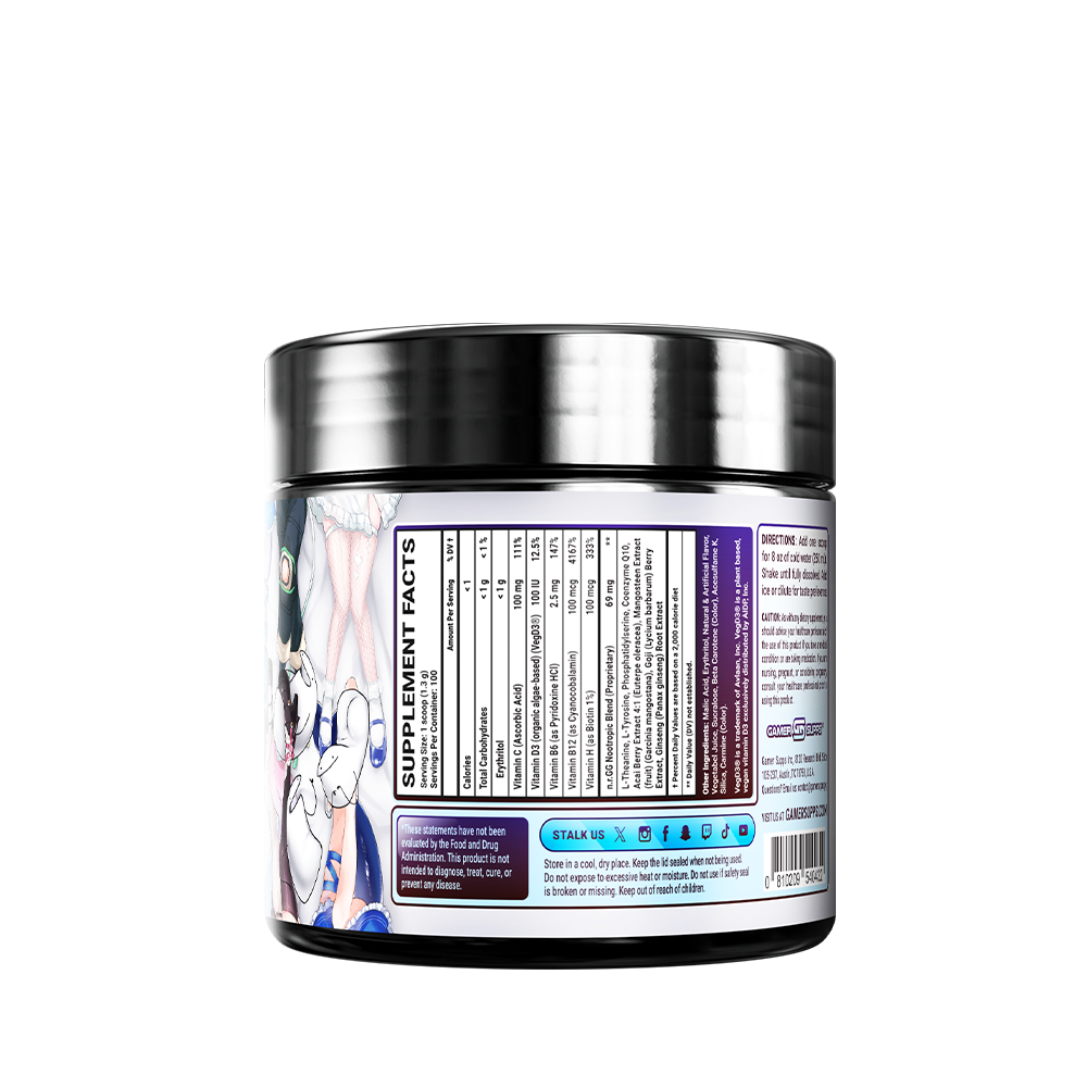 Anime Girl Thigh Caffeine Free - 100 Servings (Vtuber Edition) - Gamer Supps