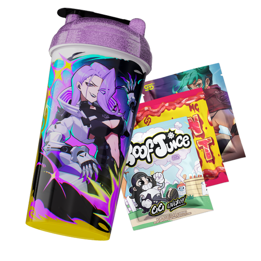 Waifu Cups x AiCandii: Cyber All Over Print Shaker - Gamer Supps