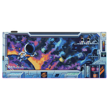 PIXEL CUPS : Astro Lounge RGB Mousepad - Gamer Supps