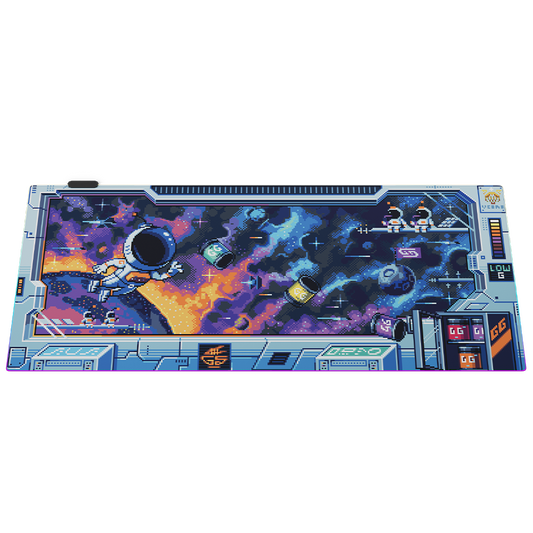 PIXEL CUPS : Astro Lounge RGB Mousepad - Gamer Supps