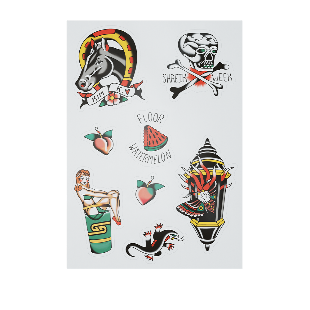PaymoneyWubby Temporary Tattoo Flash Sheet - Gamer Supps