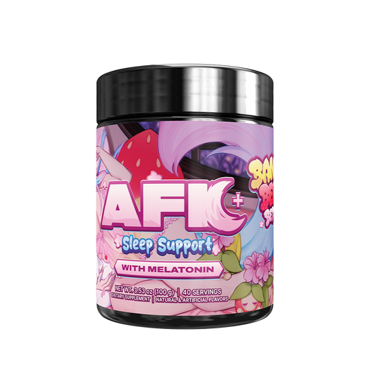 AFK+ (with Melatonin): Bananaberry Bedtime by Silvervale - 40 Servings - Gamer Supps