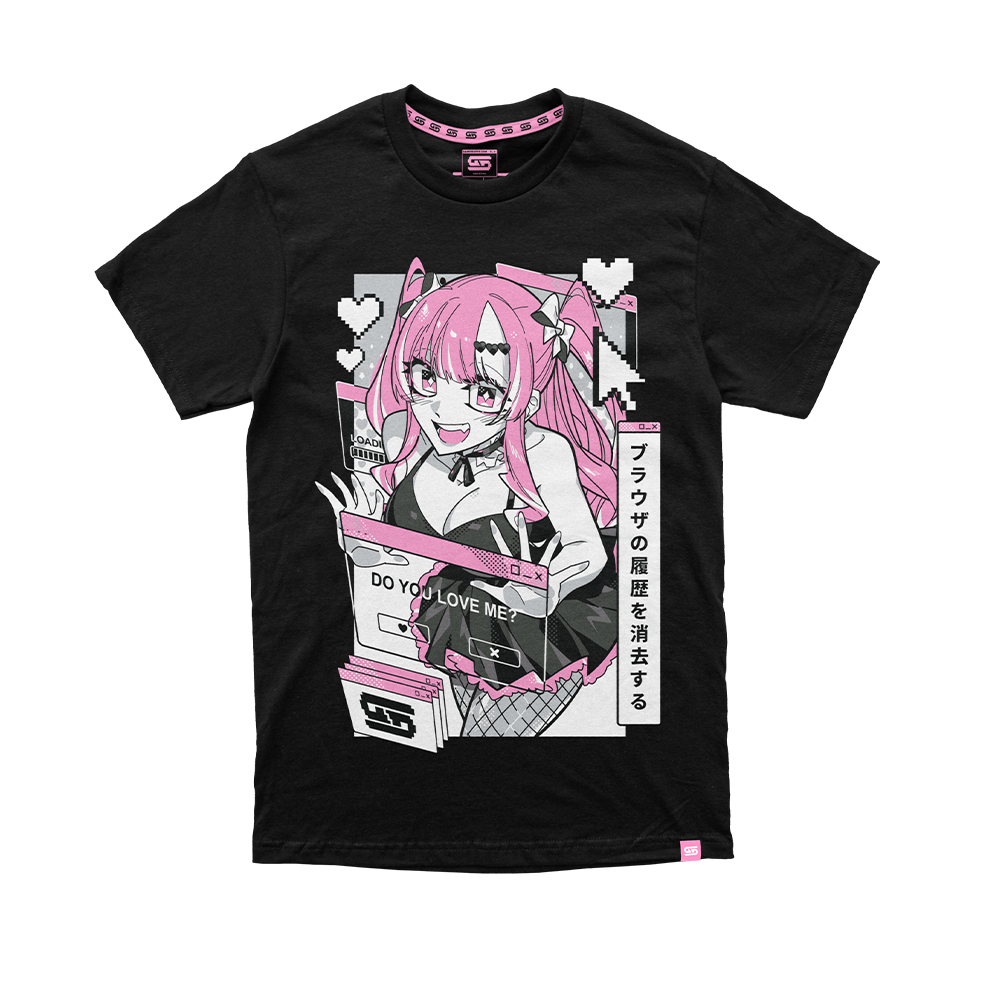 Waifu Shirt: Browser Trouble - Gamer Supps