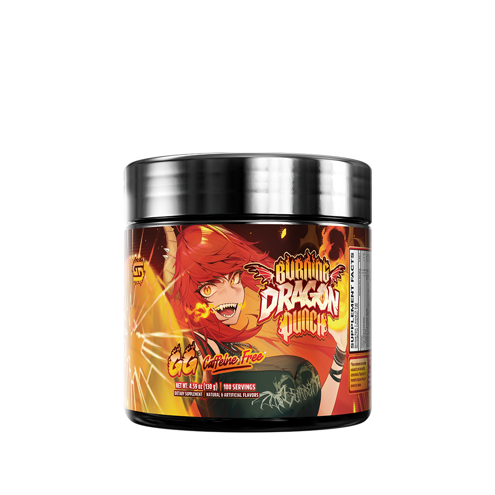 Burning Dragon Punch Caffeine Free - 100 Servings - Gamer Supps