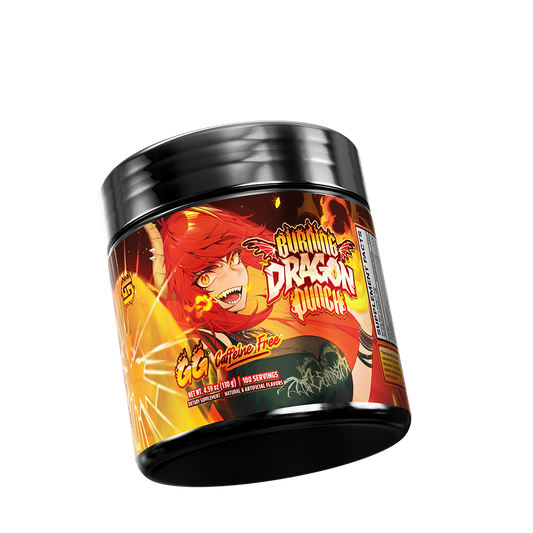 Burning Dragon Punch Caffeine Free - 100 Servings - Gamer Supps