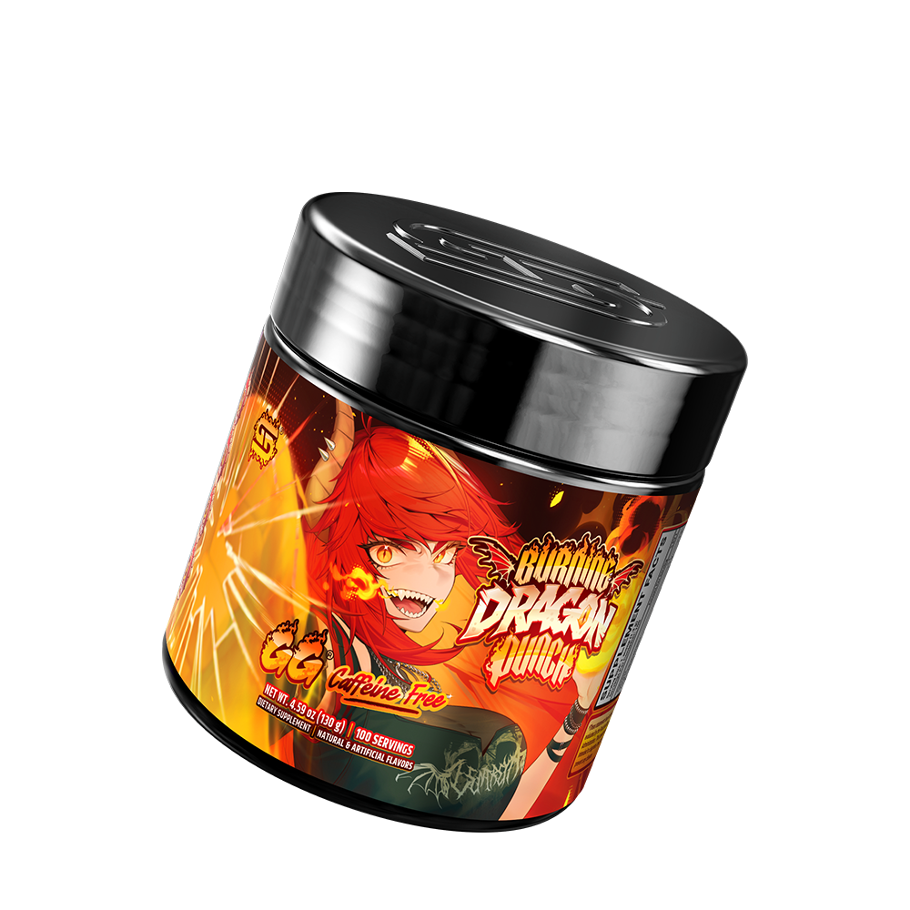 Burning Dragon Punch Caffeine Free - 100 Servings - Gamer Supps