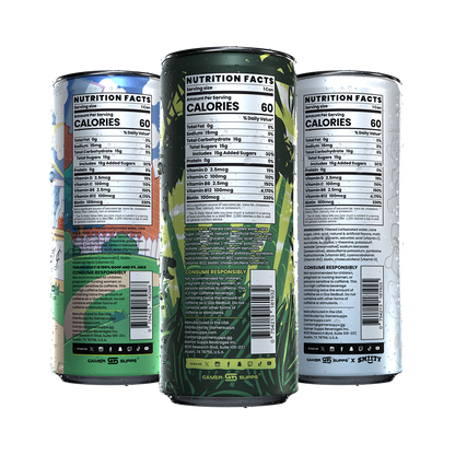 GG® Premium Energy - Variety Pack (12 Cans - TikTok) - Gamer Supps