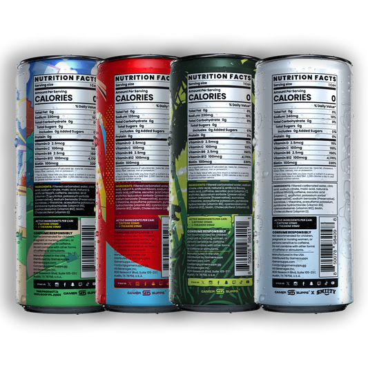 GG® Sugar Free Premium Energy - Single Can Blind Box - Gamer Supps