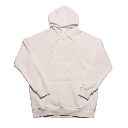 Cream Embossed Hoodie - Gamer Supps