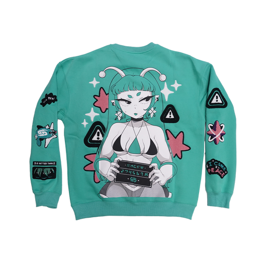 "I Come in Peace" Crewneck - Gamer Supps