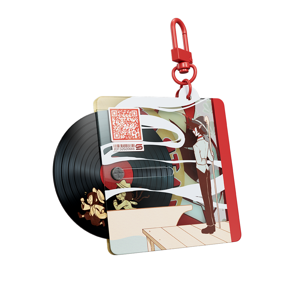 DEMONDICE: Spinning Vinyl Keychain - Gamer Supps