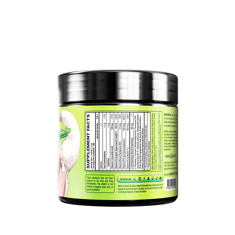 Foxly GG by FoxyReine Caffeine Free - 100 Servings - Gamer Supps