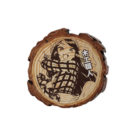 Morning Wood: Double Sided Coaster - Gamer Supps