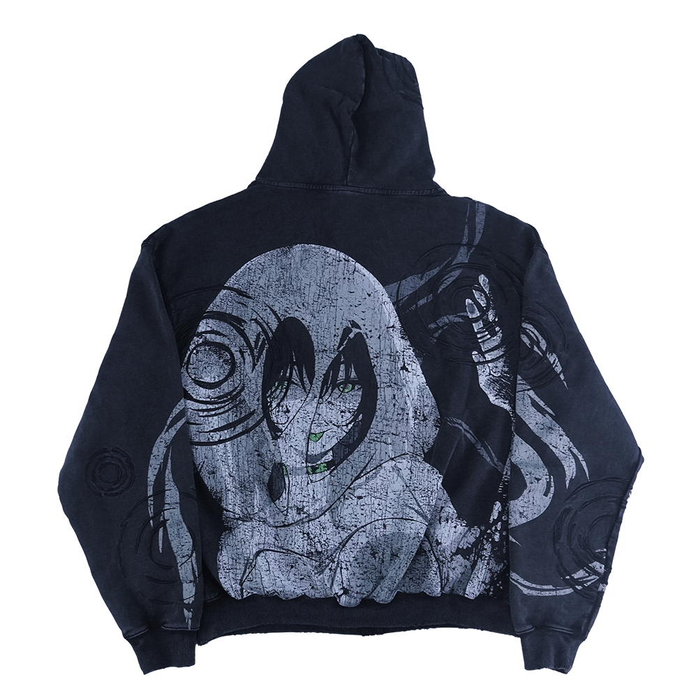 Holy Sheet: BOO! Distressed Zip-Up Hoodie - Gamer Supps
