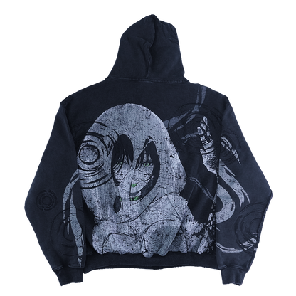 Holy Sheet: BOO! Distressed Zip-Up Hoodie - Gamer Supps