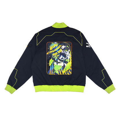 Space Invader Juniper: Bomber Jacket - Gamer Supps
