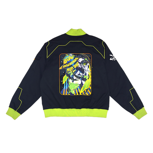 Space Invader Juniper: Bomber Jacket - Gamer Supps