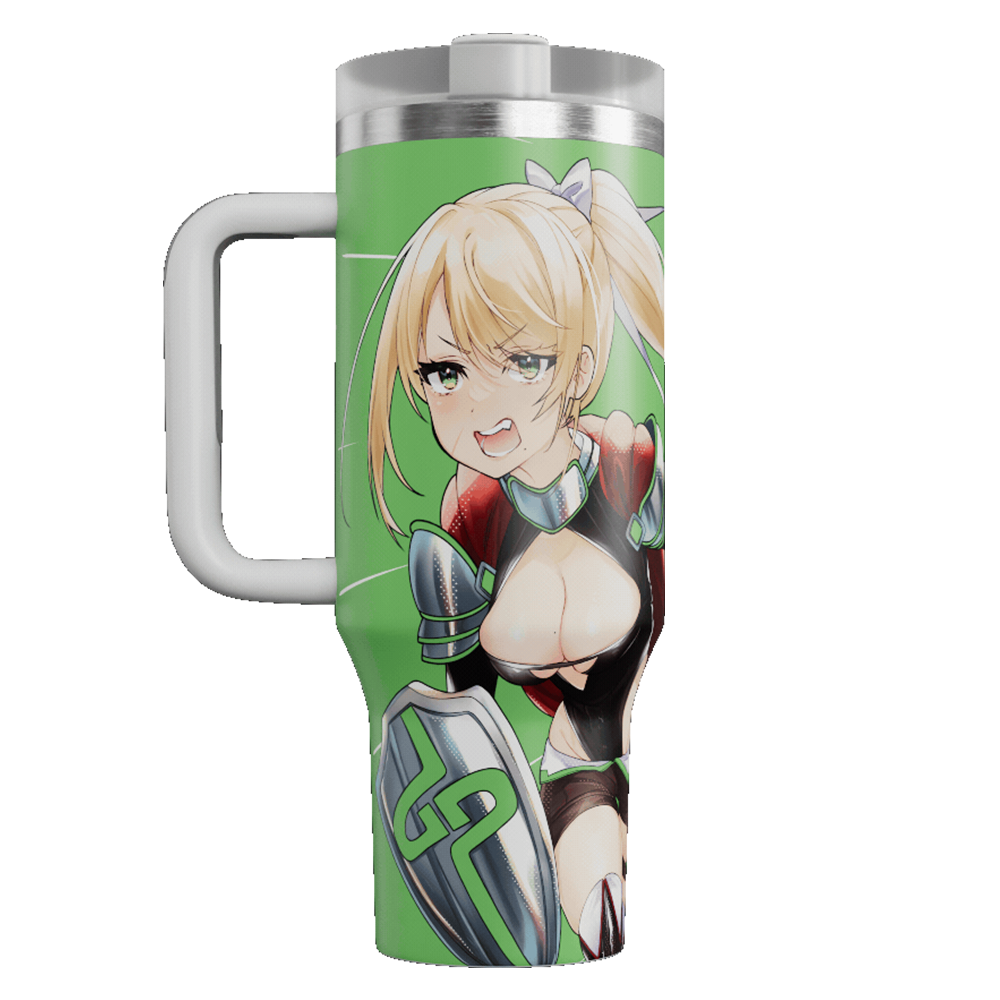 Metal Waifu Tumbler: Knight - Gamer Supps