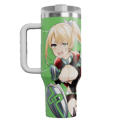 Metal Waifu Tumbler: Knight - Gamer Supps
