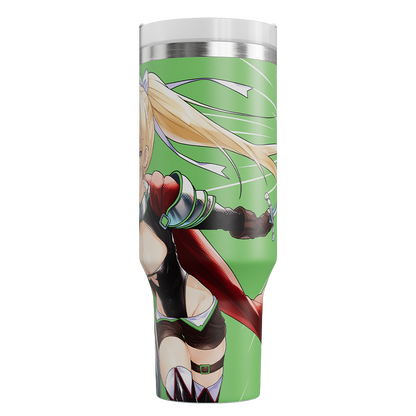 Metal Waifu Tumbler: Knight - Gamer Supps