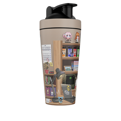 PIXEL CUPS: Lo-Fi Kohai Metal Shaker - Gamer Supps