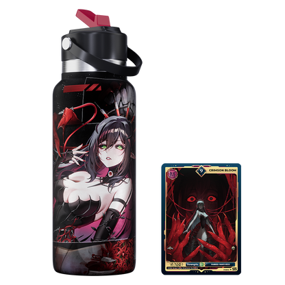 Waifu Cups x Layna Lazar: Blood Queen Metal Tumbler - Gamer Supps