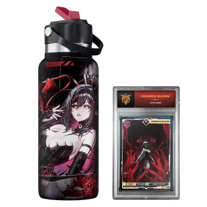 Waifu Cups x Layna Lazar: Blood Queen Metal Tumbler - Gamer Supps