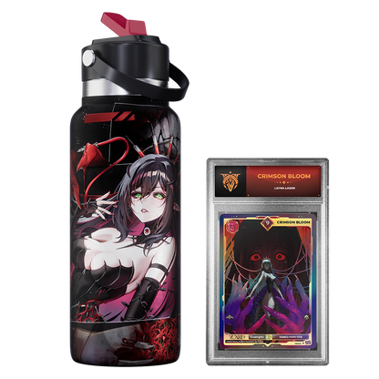Waifu Cups x Layna Lazar: Blood Queen Metal Tumbler - Gamer Supps