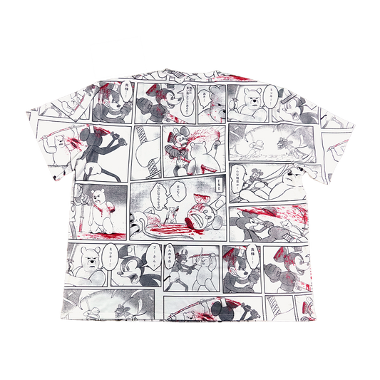 Manga Shirt : Pooh Vs. Steamboat Willy - Gamer Supps