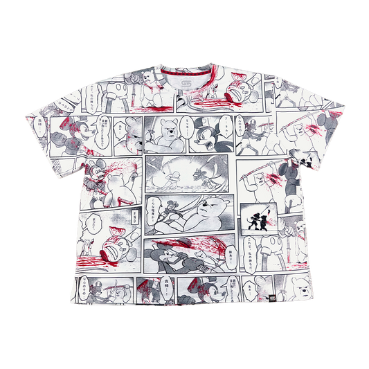 Manga Shirt : Pooh Vs. Steamboat Willy - Gamer Supps