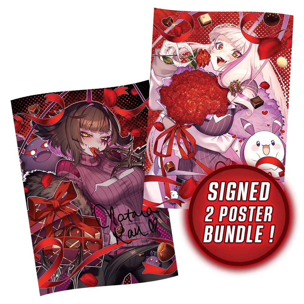 Matara Kan: Signed Valentine's Poster Bundle - Gamer Supps