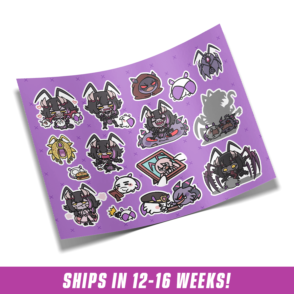 Matara Kan: Evil Mata Sticker Sheet (Info) - Gamer Supps