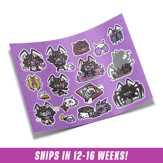 Matara Kan: Evil Mata Sticker Sheet (Info) - Gamer Supps