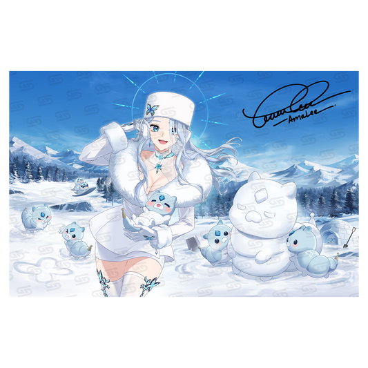 AmaLee & Scufflings: Snow Bunny Mind Control - Signed Poster - Gamer Supps