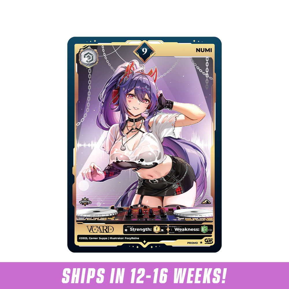 Creator Cups x Numi: VCard Promo Card (Info) - Gamer Supps