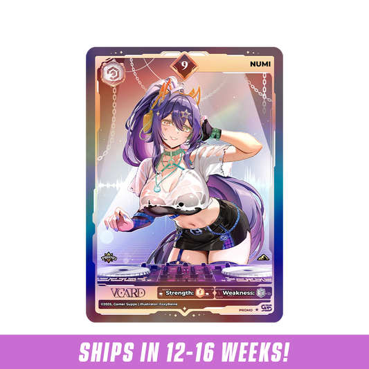 Creator Cups x Numi: VCard Promo Card (Info) - Gamer Supps