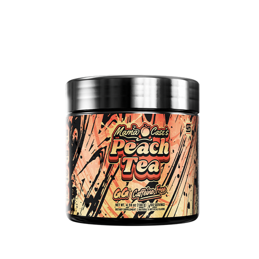 Mama Case's Peach Tea Caffeine Free - 100 Servings - Gamer Supps