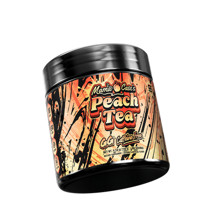 Mama Case's Peach Tea Caffeine Free - 100 Servings - Gamer Supps