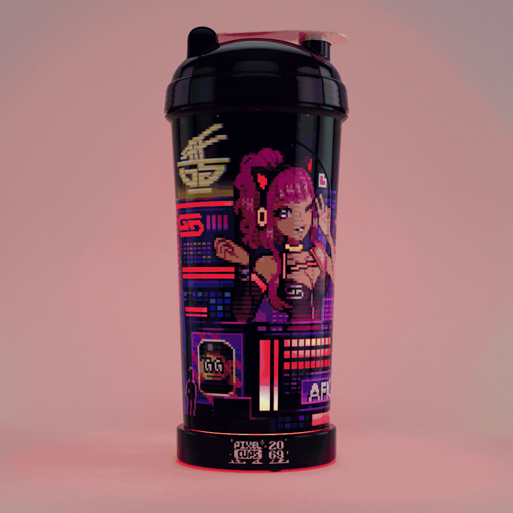 PIXEL CUPS 2069: LED Coaster - Gamer Supps