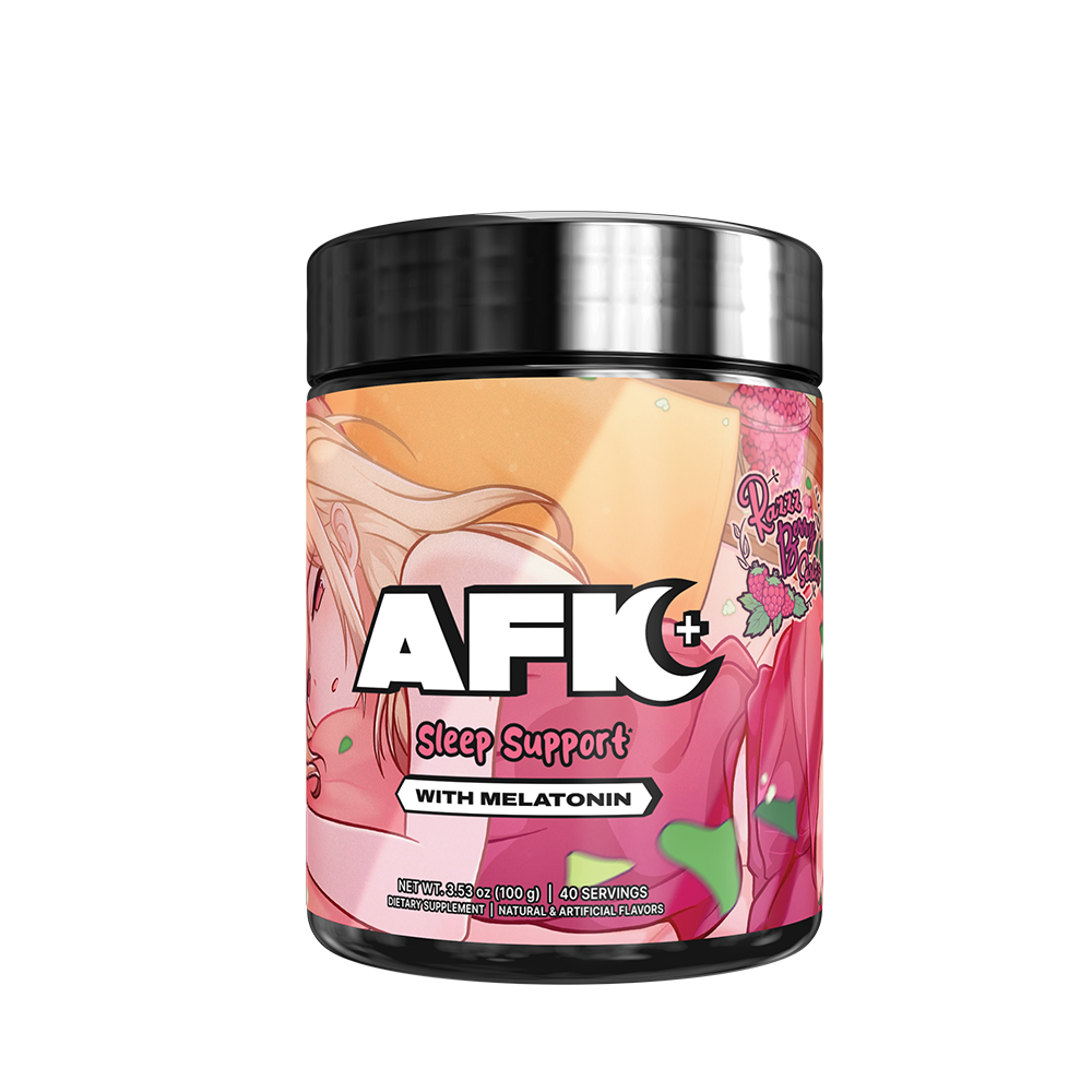 AFK+ (with Melatonin): Razzz Berry Sorbet - 40 Servings - Gamer Supps