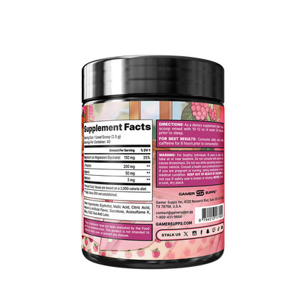 AFK+ (with Melatonin): Razzz Berry Sorbet - 40 Servings - Gamer Supps