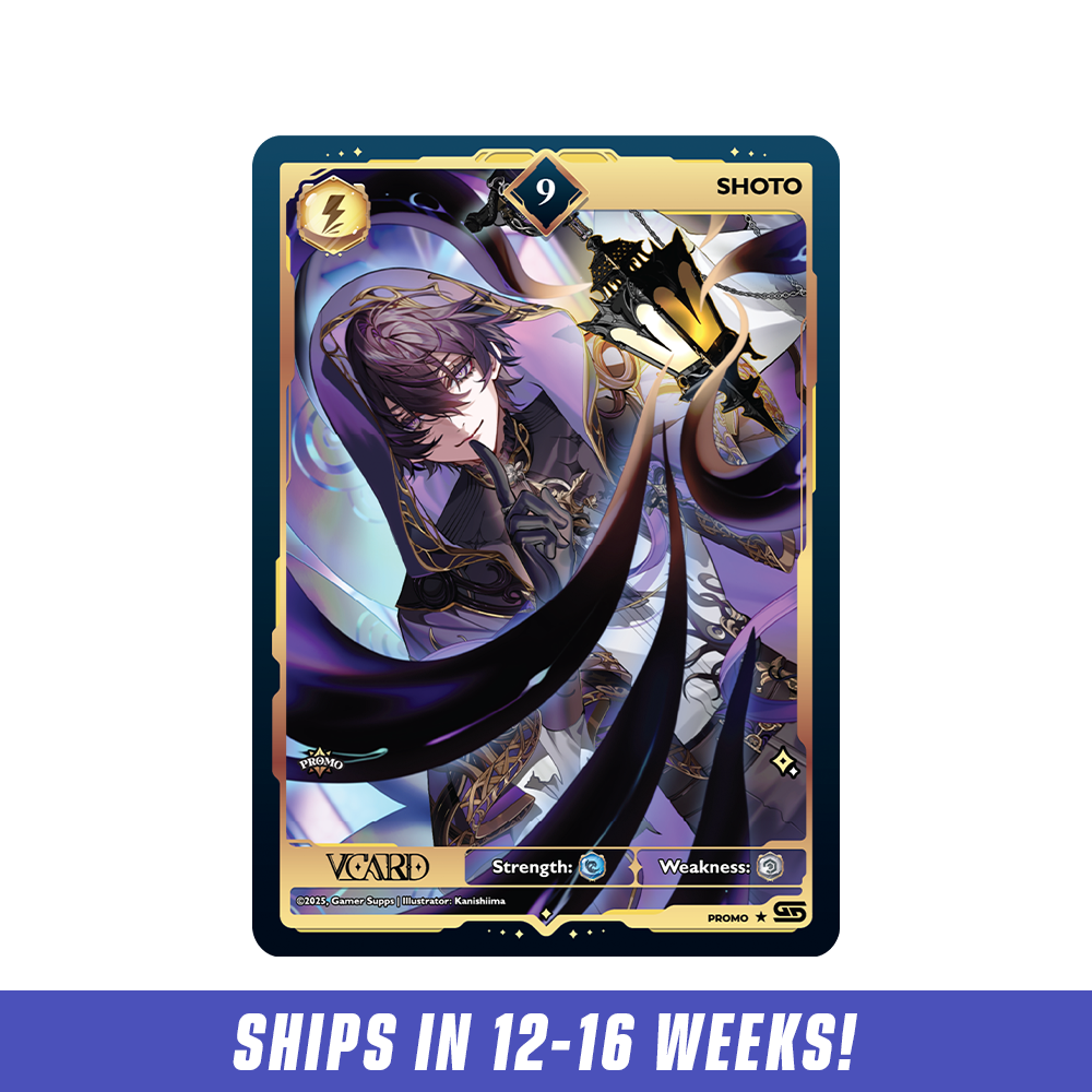 Creator Cups x Shoto: VCard Promo Card (Info) - Gamer Supps